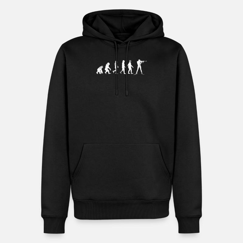 Evolution Biathlon - Sweat à capuche Premium bio Homme - noir