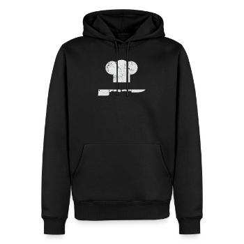 Cook cook cooking - Men’s Premium Organic Hoodie - black - Front - Nico (187cm)