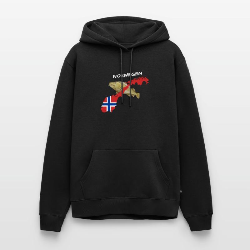 norway cod card cod hunter gift Men’s Premium Organic Hoodie