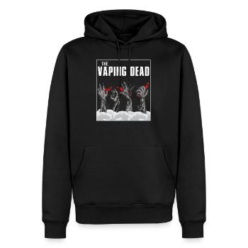The vaping dead - Men’s Premium Organic Hoodie - black - Front - Nico (187cm)