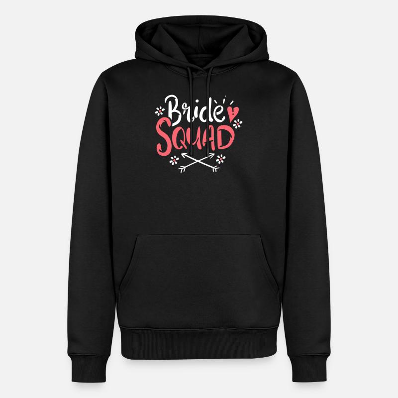 partie de bachelorette - Sweat à capuche Premium bio Homme - noir