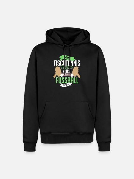 table tennis - Men’s Premium Organic Hoodie - black