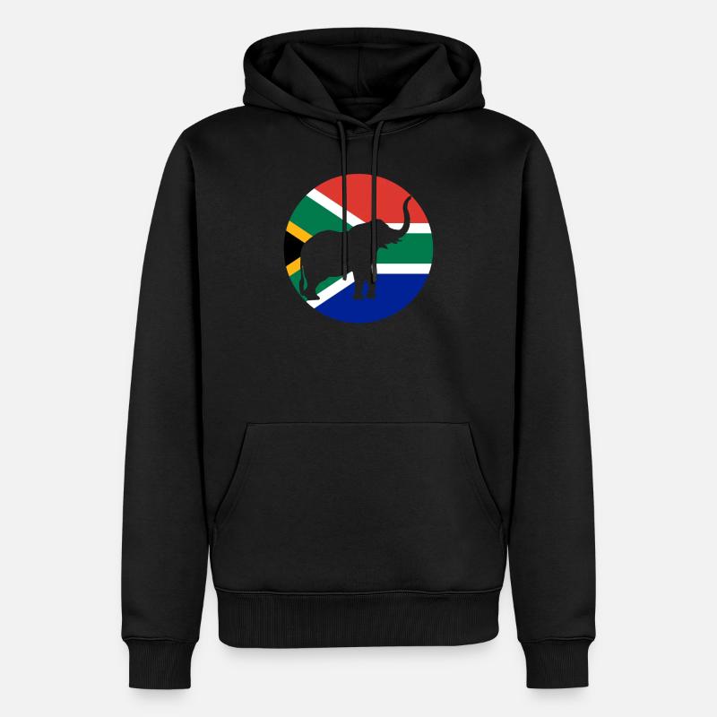 Afrique du Sud - Sweat à capuche Premium bio Homme - noir