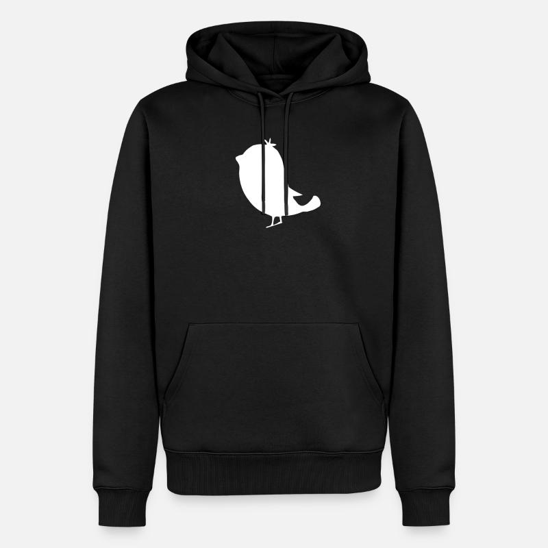 Observation d'oiseaux - Sweat à capuche Premium bio Homme - noir
