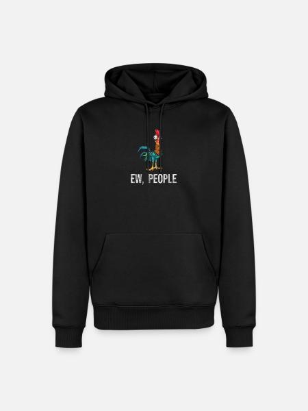 Poulet - Sweat à capuche Premium bio Homme - noir