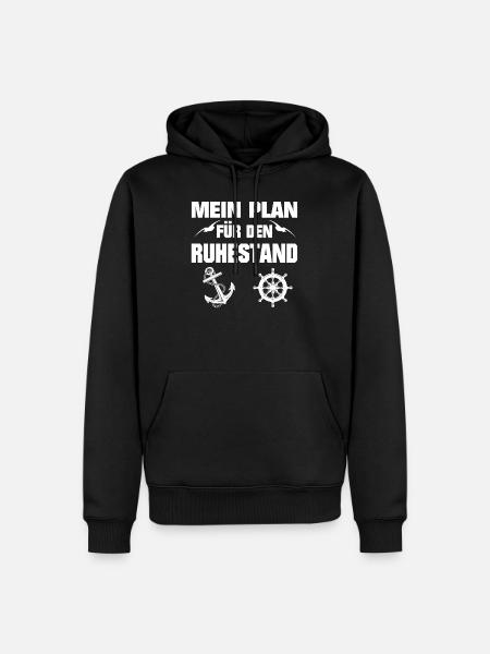 Retirement boat gift goal - Men’s Premium Organic Hoodie - black
