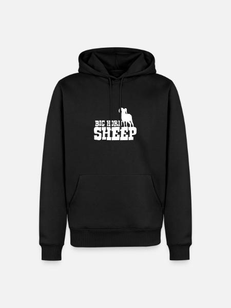 Big Horn Sheep - sheep - Men’s Premium Organic Hoodie - black