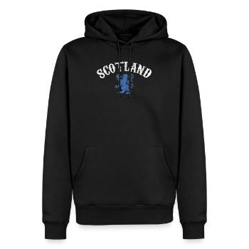 Scotland Lion Rampant - Sweat à capuche Premium bio Homme - noir - Devant - Nico (187cm)
