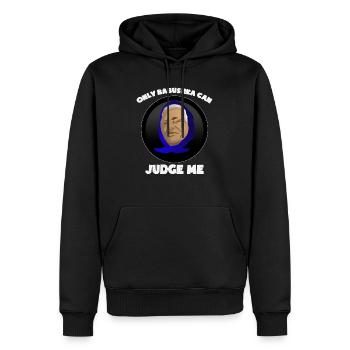 Lustiges Babuschka Design Russland Geschenk Idee - Männer Premium Bio Hoodie - Schwarz - Vorne - Nico (187cm)