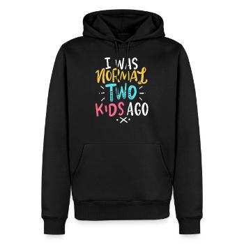 Mutter Mutter - Männer Premium Bio Hoodie - Schwarz - Vorne - Nico (187cm)