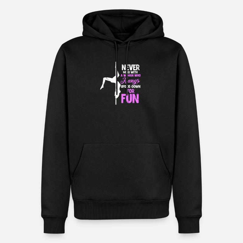 Pole Dance - Sweat à capuche Premium bio Homme - noir