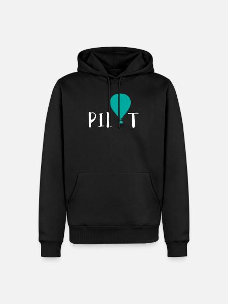 Hot air balloon - Men’s Premium Organic Hoodie - black