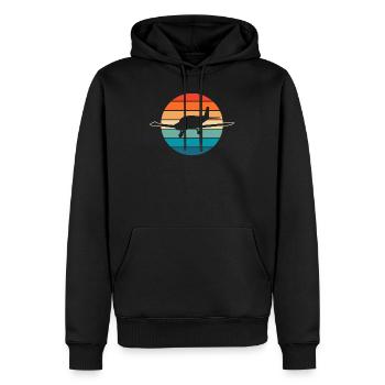 Ultraleichtflugzeug - Männer Premium Bio Hoodie - Schwarz - Vorne - Nico (187cm)