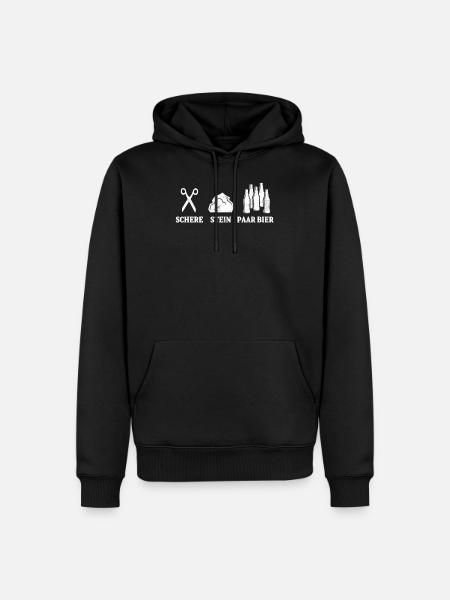 blockedName - Männer Premium Bio Hoodie - Schwarz