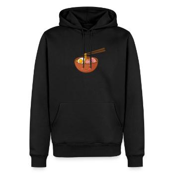 Ramen Ramen Ramen Suppe Suppe Suppe - Männer Premium Bio Hoodie - Schwarz - Vorne - Nico (187cm)