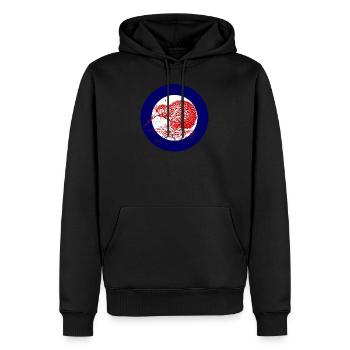 Kiwi,Kiwi bird,New zealand,Kiwi Tier - Männer Premium Bio Hoodie - Schwarz - Vorne - Nico (187cm)