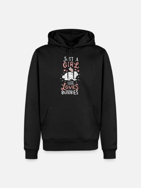 Lapin lapin - Sweat à capuche Premium bio Homme - noir
