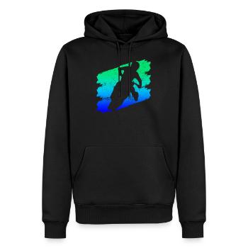 Motocross - Männer Premium Bio Hoodie - Schwarz - Vorne - Nico (187cm)