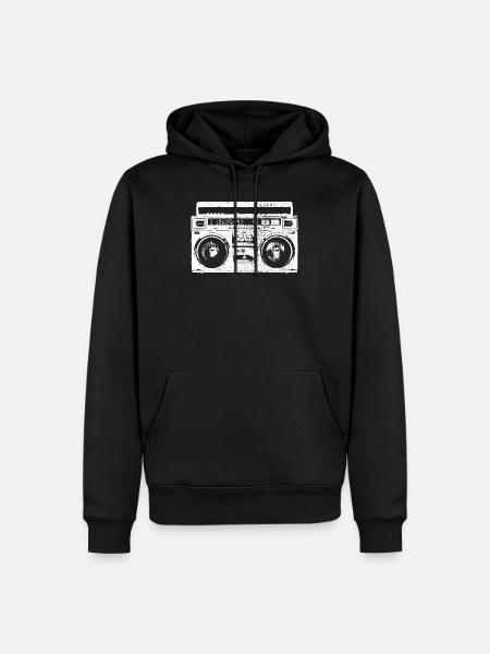 hip hop - Men’s Premium Organic Hoodie - black