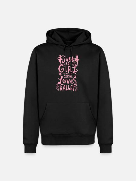 Ballet - Men’s Premium Organic Hoodie - black