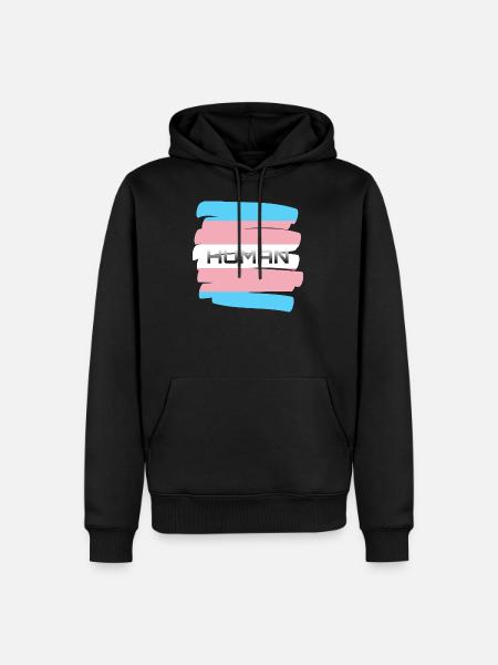 Transgender - Men’s Premium Organic Hoodie - black