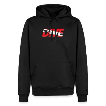 Tauchen - Scuba Diving Taucher Dive Tauch Geschenk - Männer Premium Bio Hoodie - Schwarz - Vorne - Nico (187cm)