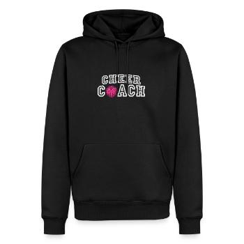 Cheerleading - Cheer Coach - Männer Premium Bio Hoodie - Schwarz - Vorne - Nico (187cm)