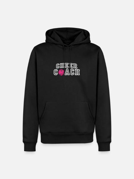 Cheerleading - Cheer Coach - Männer Premium Bio Hoodie - Schwarz