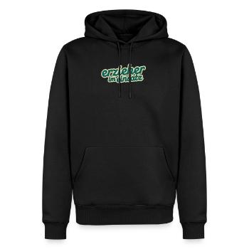 Erzieher im Einsatz - Männer Premium Bio Hoodie - Schwarz - Vorne - Nico (187cm)