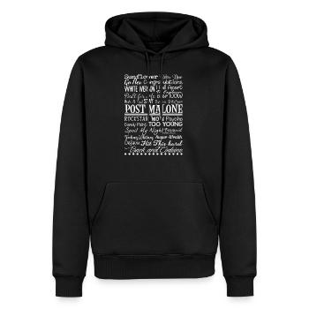 Sunflower Better Now Go Flex Congratulations - Männer Premium Bio Hoodie - Schwarz - Vorne - Nico (187cm)
