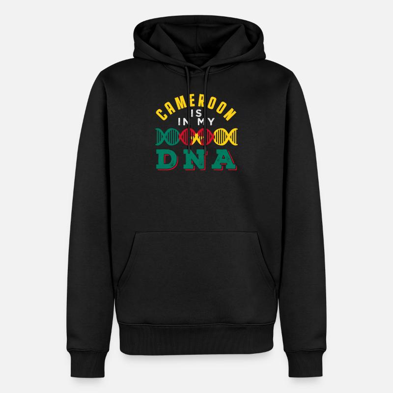 Cameroons - Sweat à capuche Premium bio Homme - noir