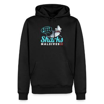Malediven - Männer Premium Bio Hoodie - Schwarz - Vorne - Nico (187cm)