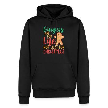 Gingers Are For Life Not Just For Christmas Funny - Männer Premium Bio Hoodie - Schwarz - Vorne - Nico (187cm)