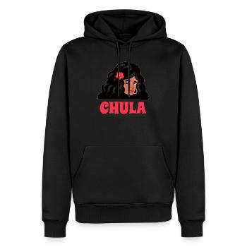 Chula Latina Mädchen - Männer Premium Bio Hoodie - Schwarz - Vorne - Nico (187cm)