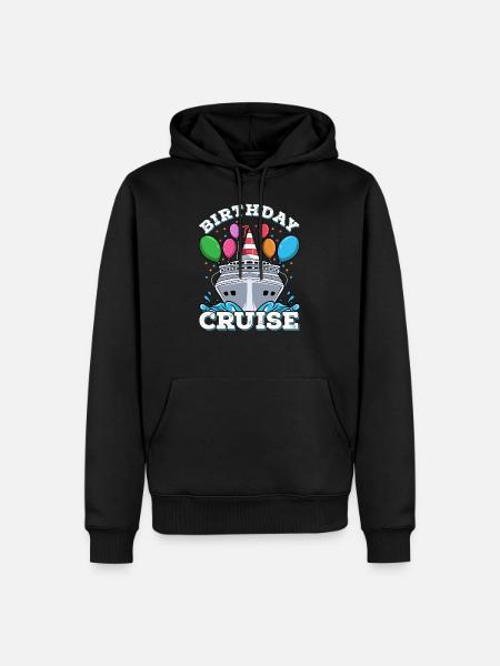 Croisière croisière anniversaire - Sweat à capuche Premium bio Homme - noir