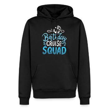 Croisière croisière anniversaire - Sweat à capuche Premium bio Homme - noir - Devant - Nico (187cm)