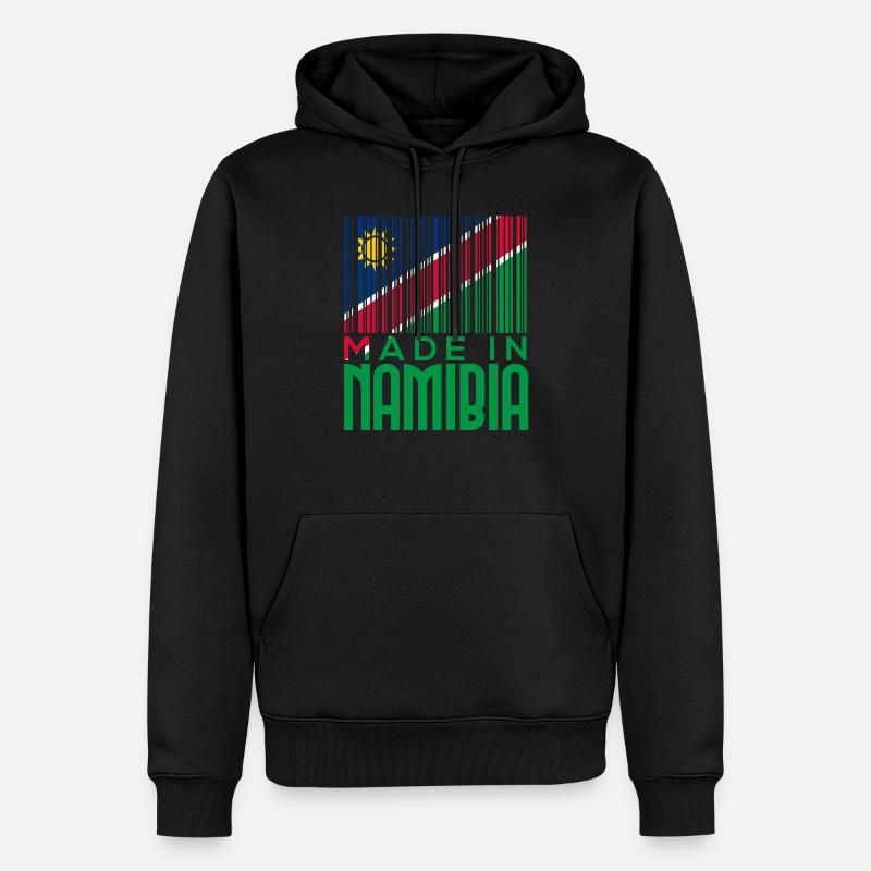 Namibia - Männer Premium Bio Hoodie - Schwarz