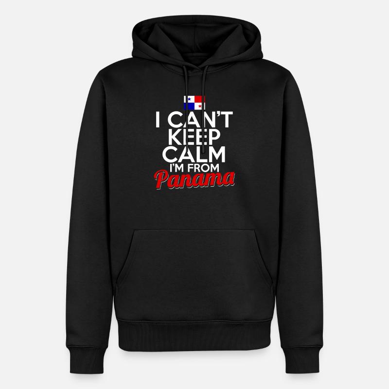 Panama - Männer Premium Bio Hoodie - Schwarz