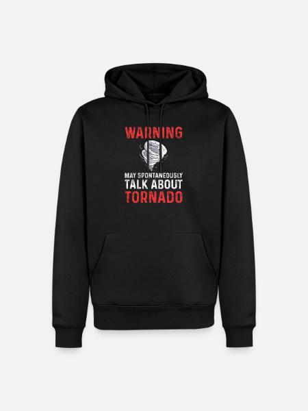 Tornado Storm Chaser - Men’s Premium Organic Hoodie - black