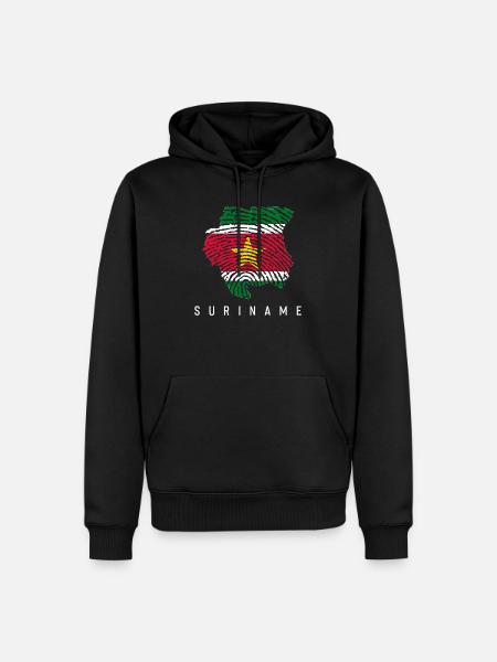 suriname - Men’s Premium Organic Hoodie - black
