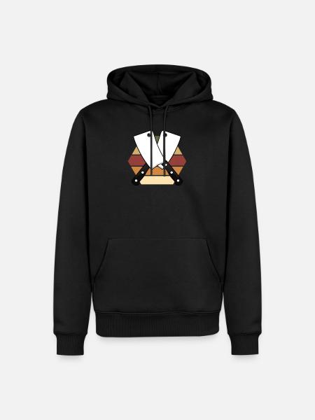 Butcher - Men’s Premium Organic Hoodie - black