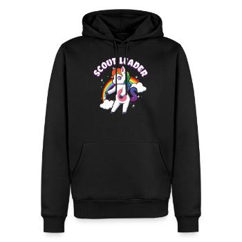 Scouting - Männer Premium Bio Hoodie - Schwarz - Vorne - Nico (187cm)