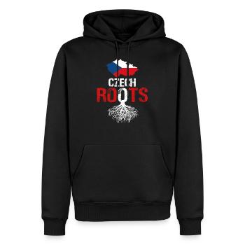 Tschechien - Männer Premium Bio Hoodie - Schwarz - Vorne - Nico (187cm)