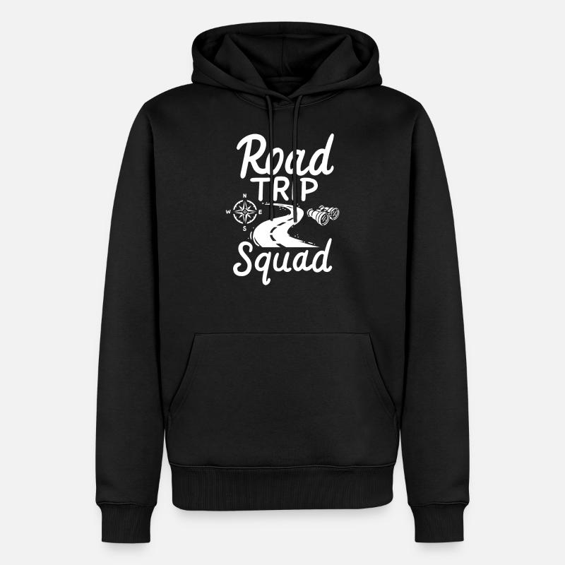 Road Trip - Männer Premium Bio Hoodie - Schwarz