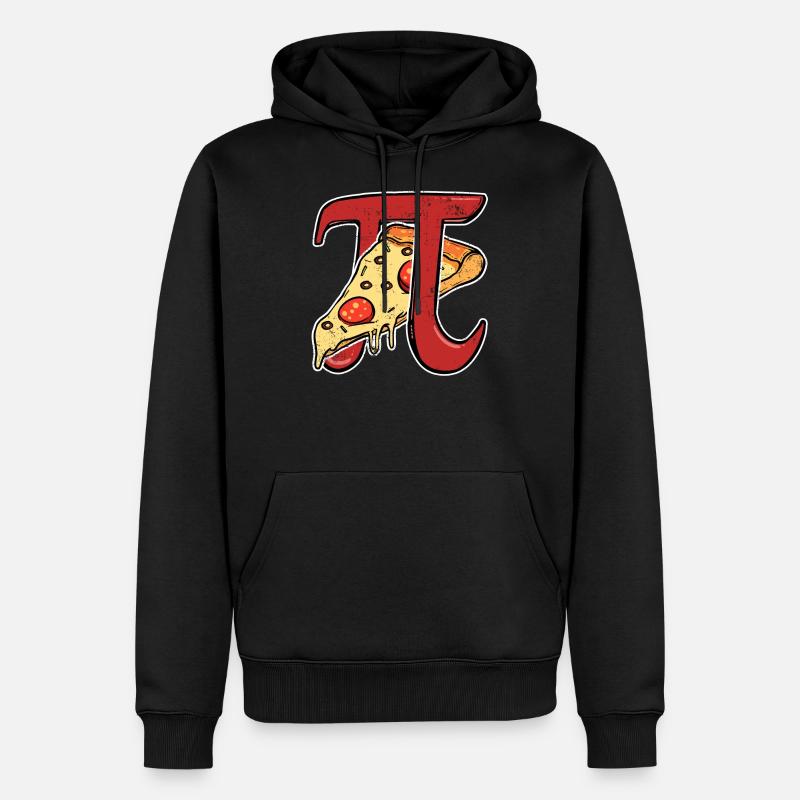 Pi Pizza - Sweat à capuche Premium bio Homme - noir