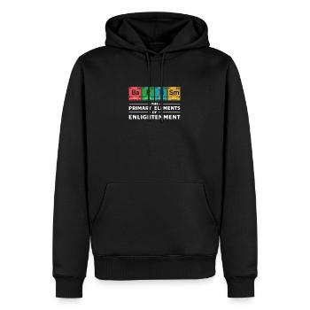 Nerd geek funny christian elements baptism - Men’s Premium Organic Hoodie - black - Front - Nico (187cm)