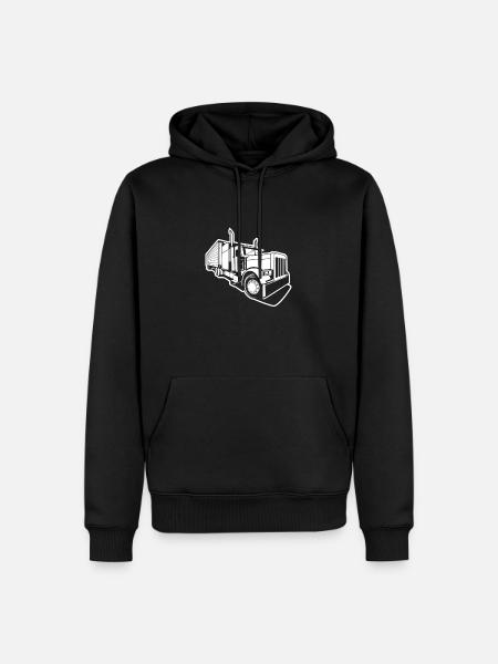 Cooles Truck Trucker Truck Drivers Geschenk - Männer Premium Bio Hoodie - Schwarz