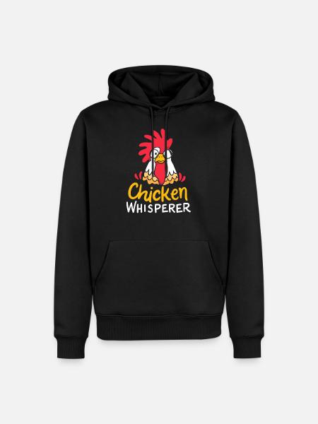 Poulet poulet fermier - Sweat à capuche Premium bio Homme - noir