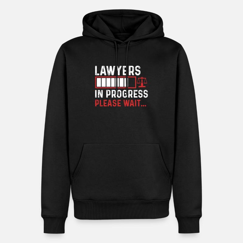 Étudiant en droit - Sweat à capuche Premium bio Homme - noir