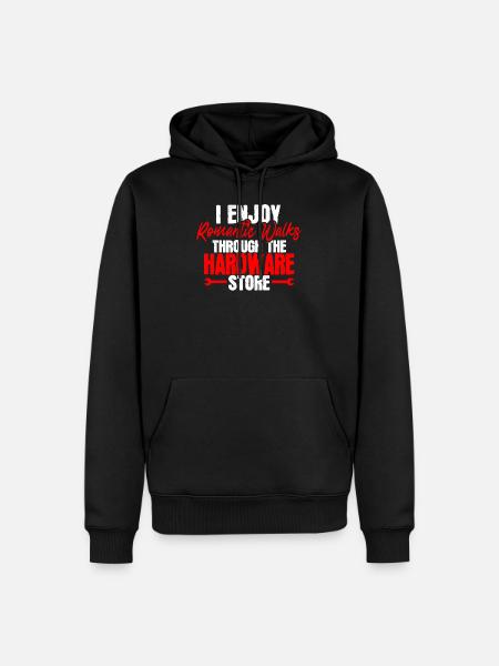 DIY store - Men’s Premium Organic Hoodie - black